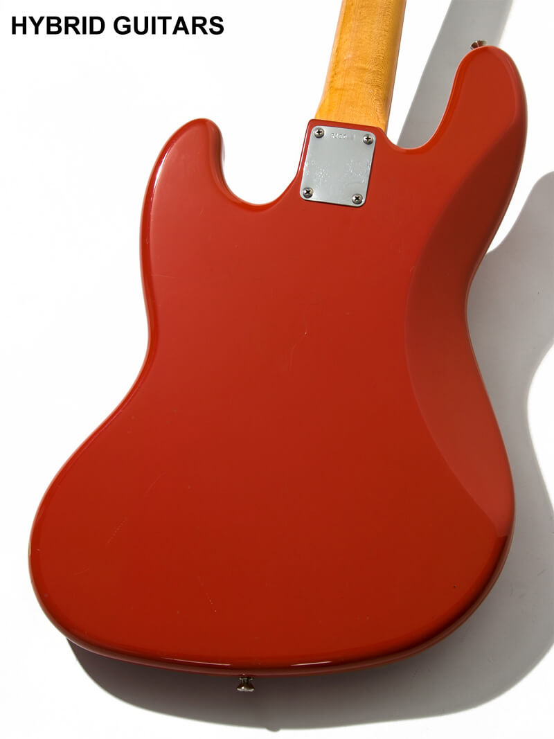 Fender Custom Shop MBS 1961 Jazz Bass Matching Head Fiesta Red Master Built by Mark Kendrick 4