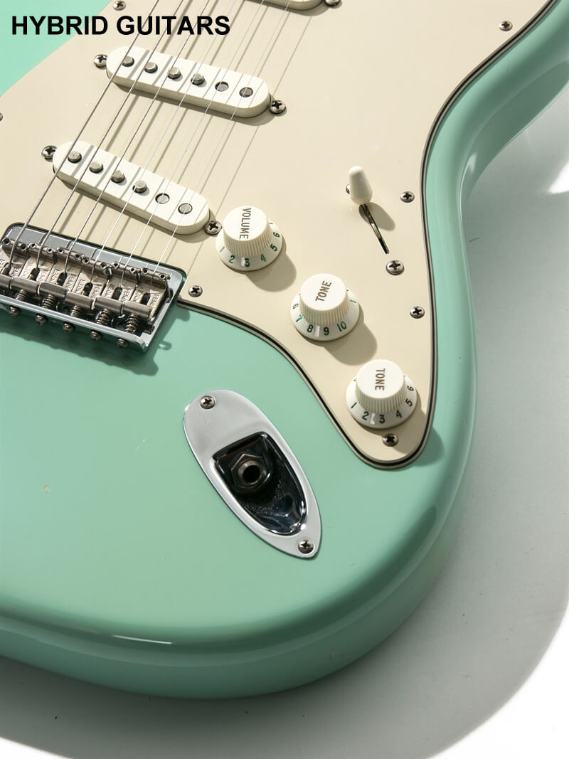 Fender Custom Shop MBS 1961 Custom Stratocaster 1P-Birdseye & Hardtail Surf Green Master Built by Louis Salgado 10