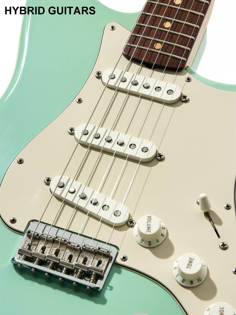 Fender Custom Shop MBS 1961 Custom Stratocaster 1P-Birdseye & Hardtail Surf Green Master Built by Louis Salgado 11