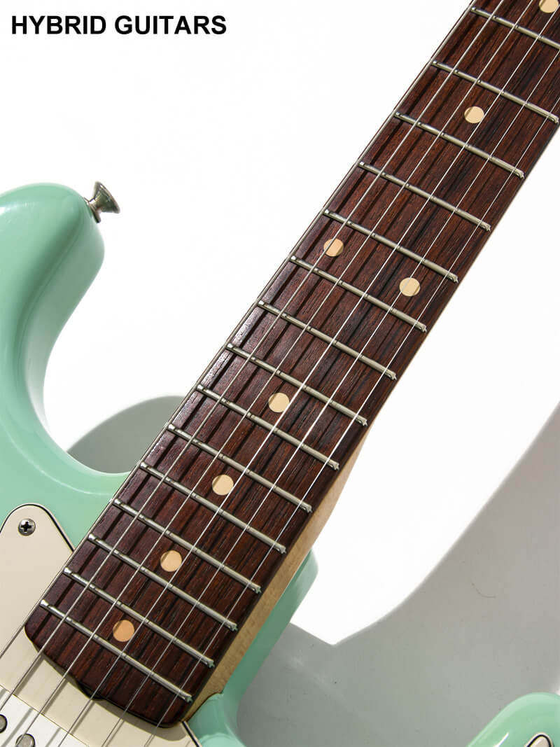 Fender Custom Shop MBS 1961 Custom Stratocaster 1P-Birdseye & Hardtail Surf Green Master Built by Louis Salgado 13