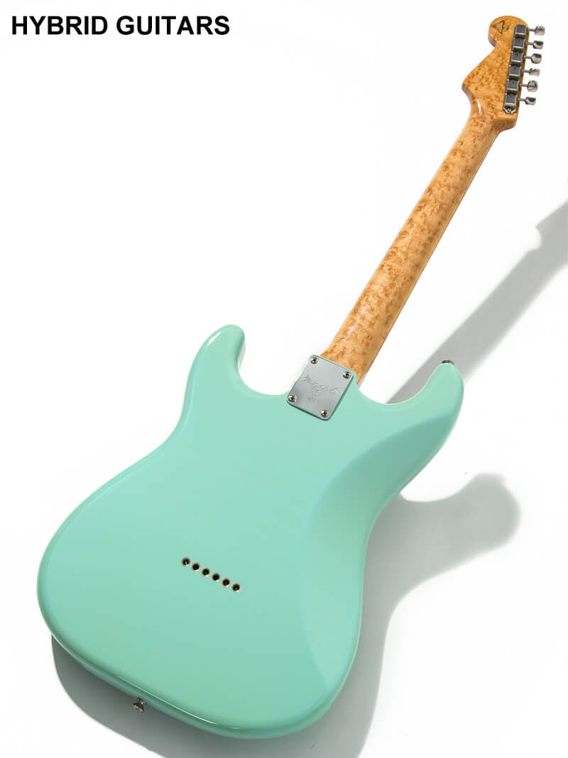 Fender Custom Shop MBS 1961 Custom Stratocaster 1P-Birdseye & Hardtail Surf Green Master Built by Louis Salgado 2
