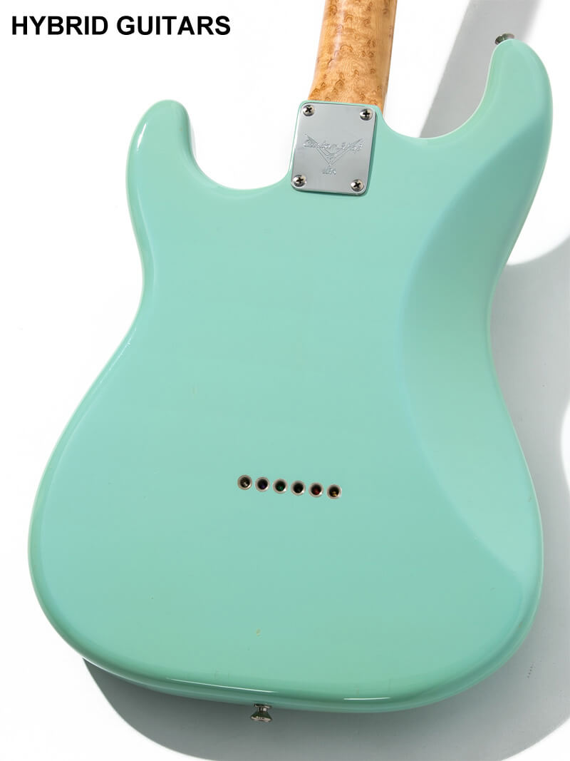 Fender Custom Shop MBS 1961 Custom Stratocaster 1P-Birdseye & Hardtail Surf Green Master Built by Louis Salgado 4