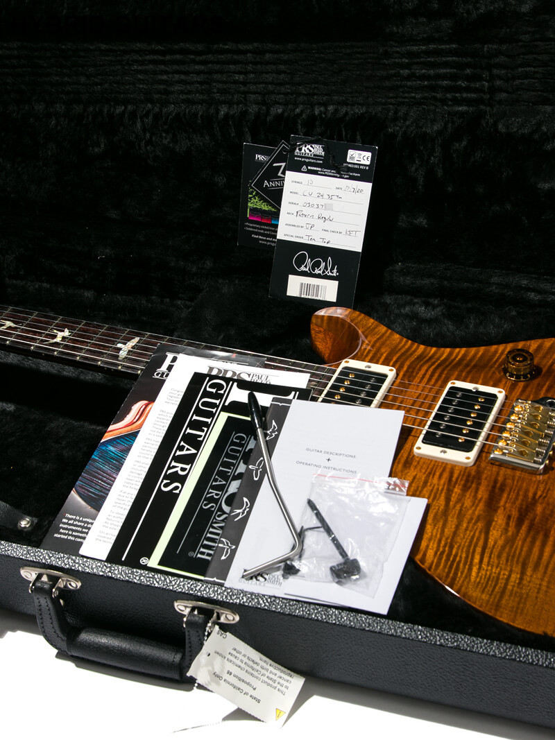 Paul Reed Smith(PRS) 35th Anniversary Custom 24 5A-Special Order 1P-Mahogany & 10Top Special Order Tea Top 15