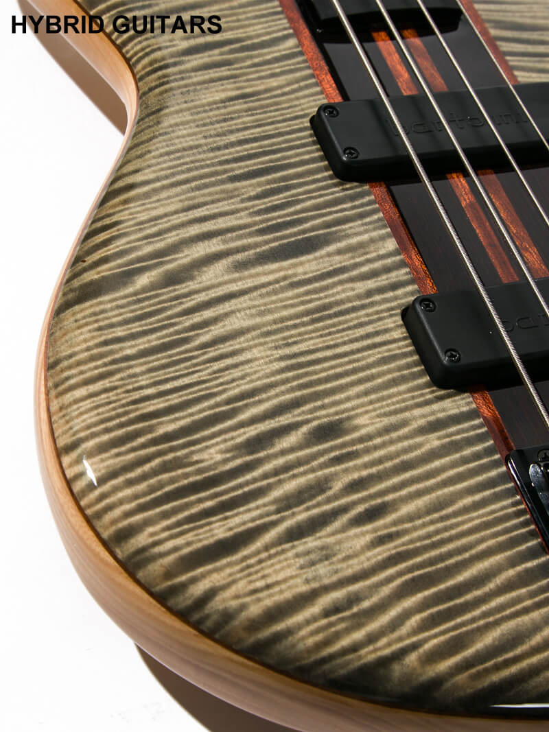 Aria Pro II SB-Selected Wood Series Curly Japanese Horse Chestnut See-Through Black 12