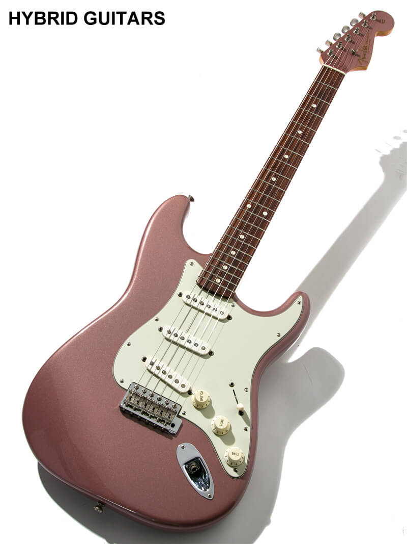 Fender Custom Shop 1960 Stratocaster Matching Head Burgundy Mist Metallic 1