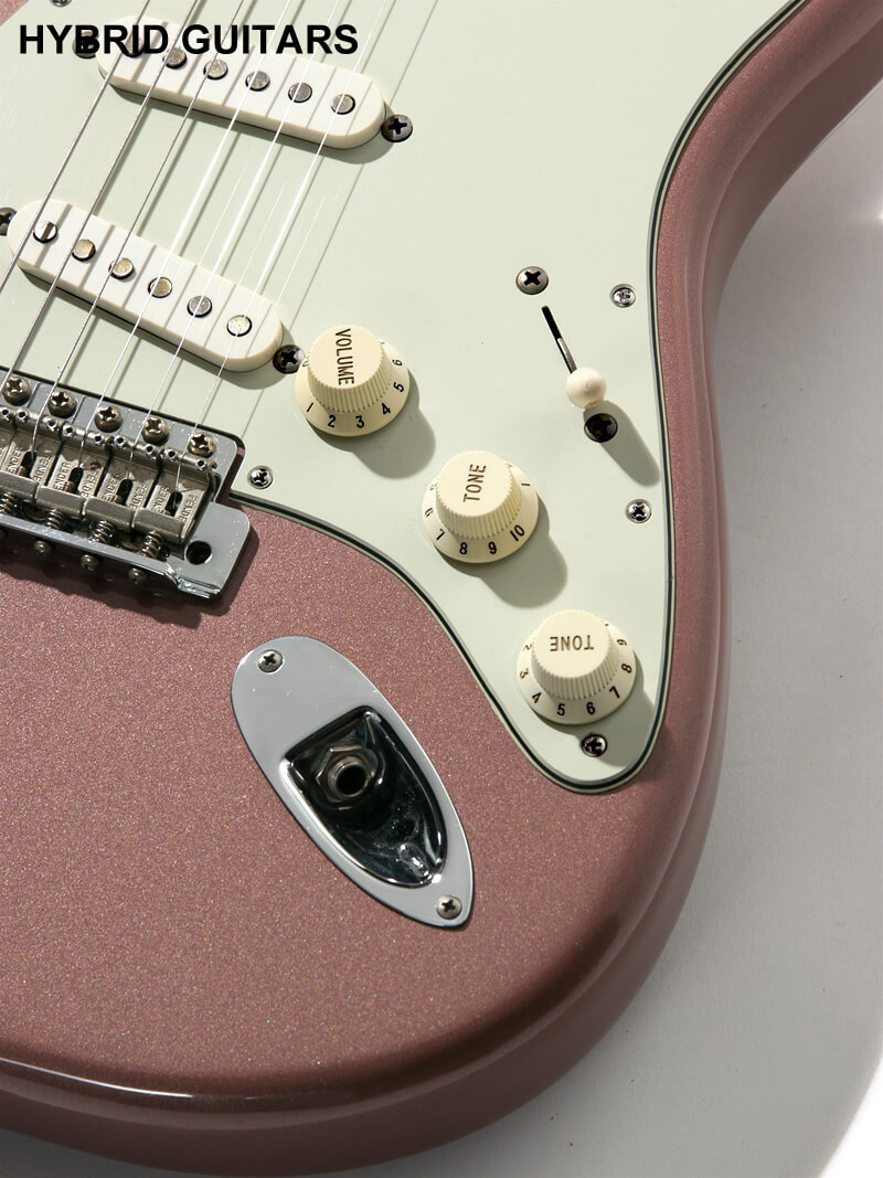 Fender Custom Shop 1960 Stratocaster Matching Head Burgundy Mist Metallic 10