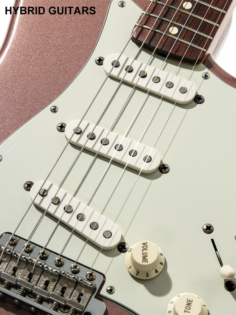 Fender Custom Shop 1960 Stratocaster Matching Head Burgundy Mist Metallic 11