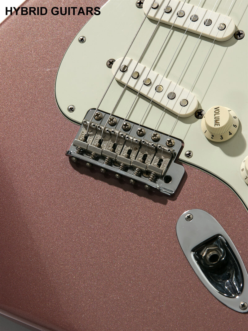 Fender Custom Shop 1960 Stratocaster Matching Head Burgundy Mist Metallic 12