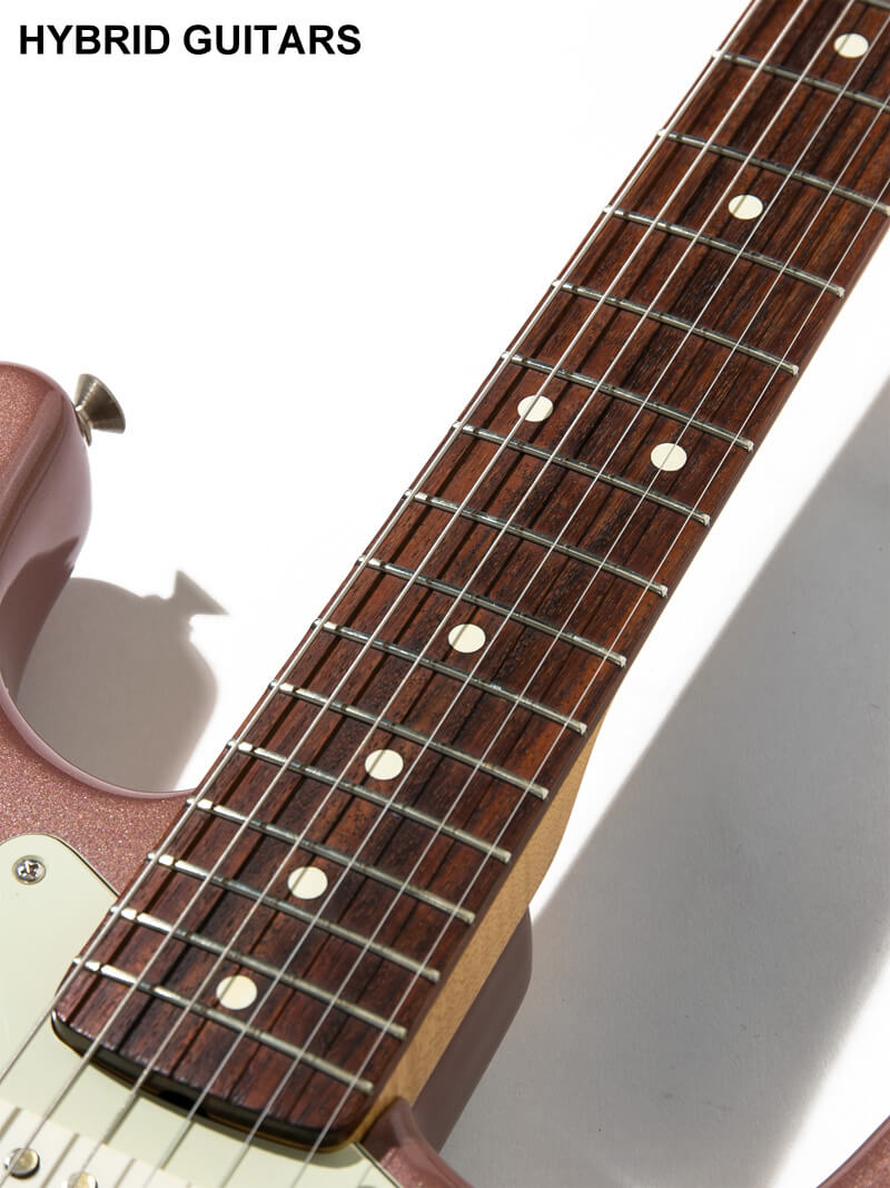 Fender Custom Shop 1960 Stratocaster Matching Head Burgundy Mist Metallic 14