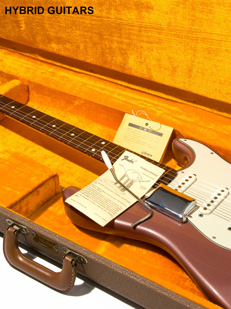Fender Custom Shop 1960 Stratocaster Matching Head Burgundy Mist Metallic 15