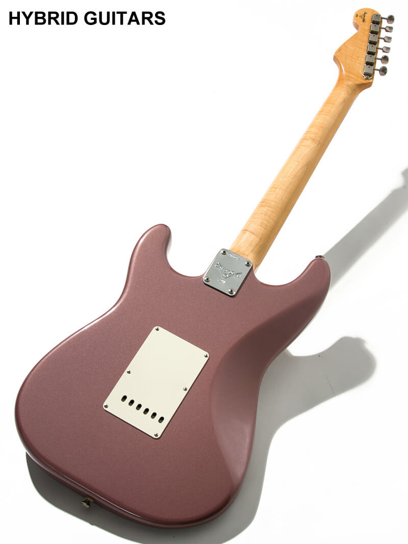 Fender Custom Shop 1960 Stratocaster Matching Head Burgundy Mist Metallic 2