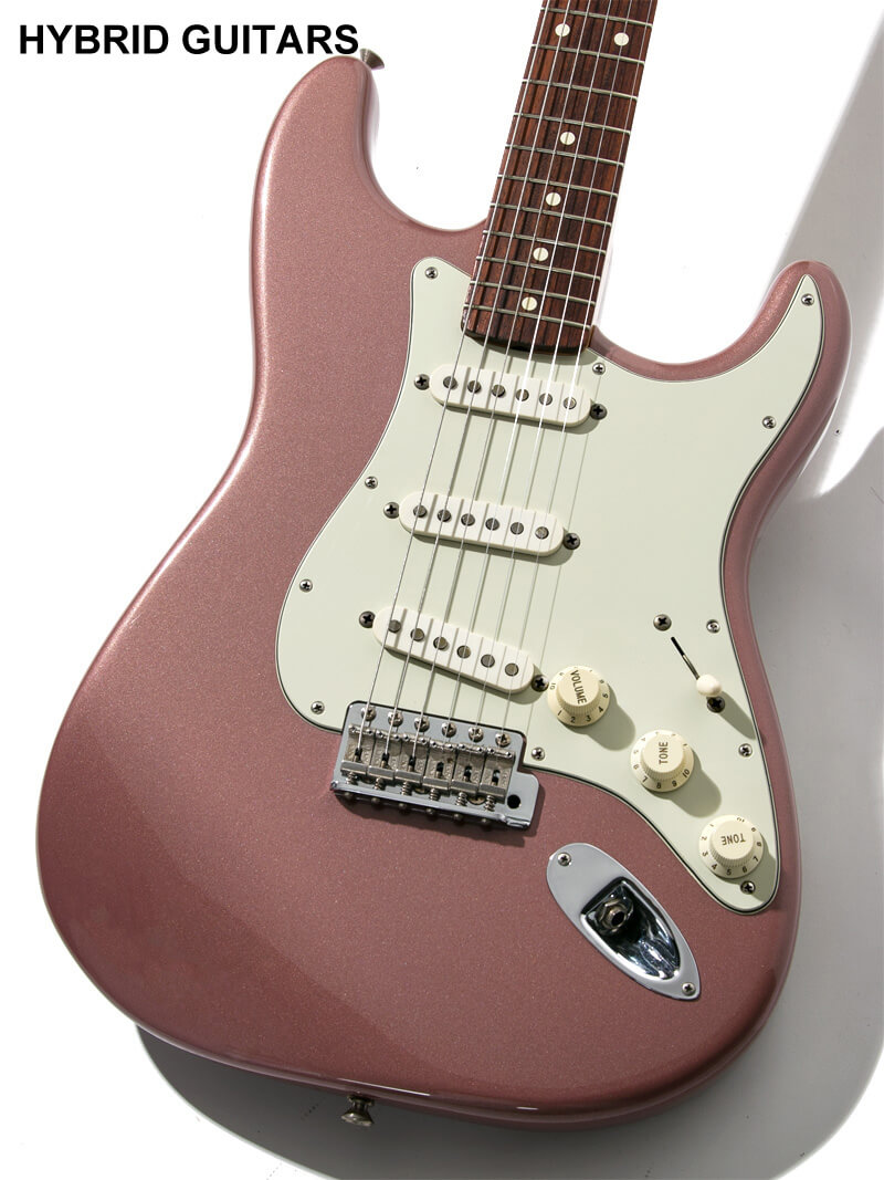 Fender Custom Shop 1960 Stratocaster Matching Head Burgundy Mist Metallic 3