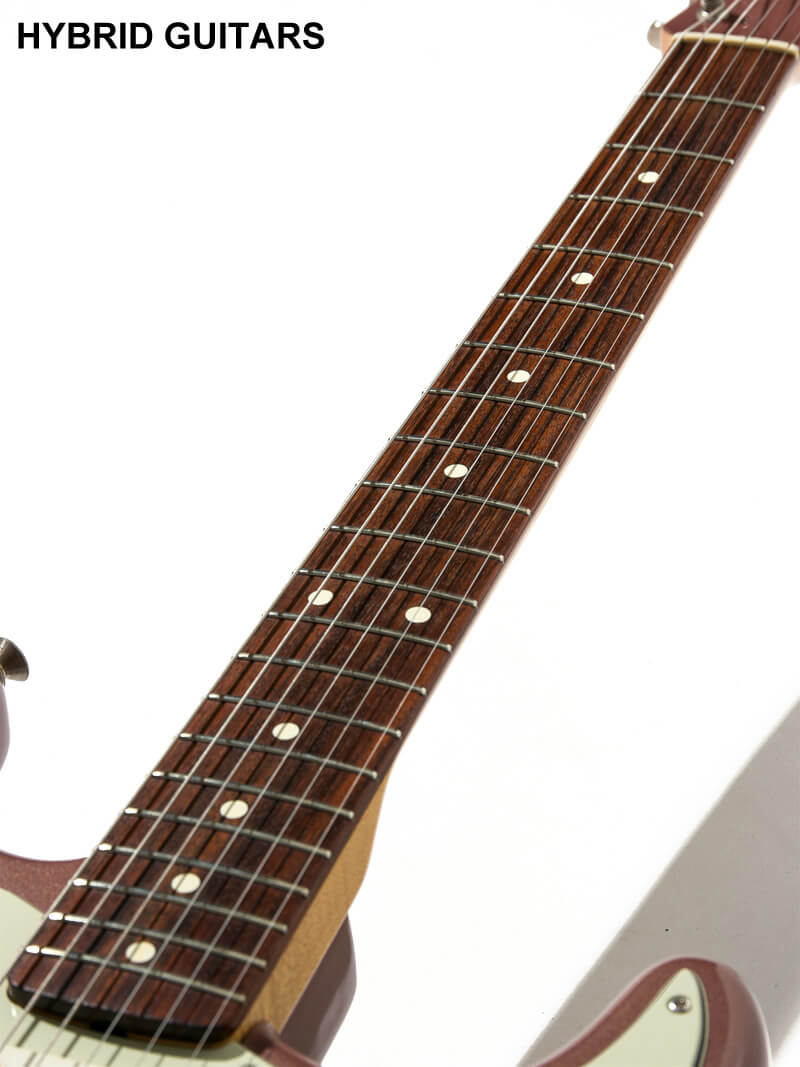 Fender Custom Shop 1960 Stratocaster Matching Head Burgundy Mist Metallic 7