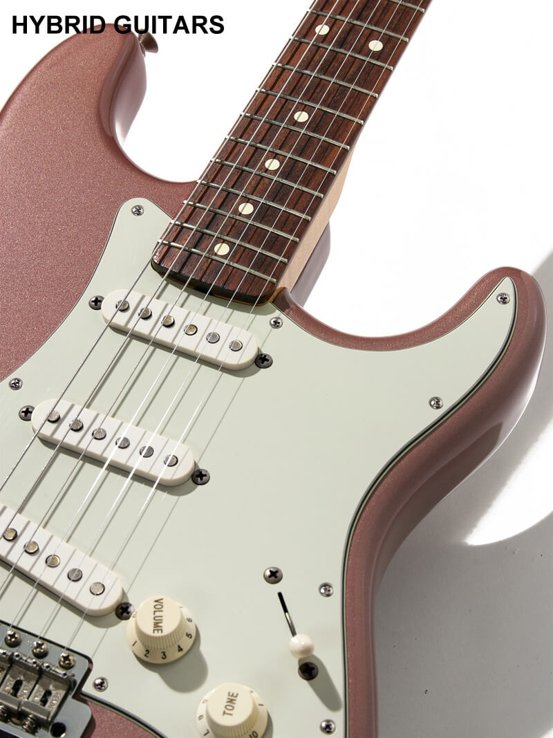 Fender Custom Shop 1960 Stratocaster Matching Head Burgundy Mist Metallic 9