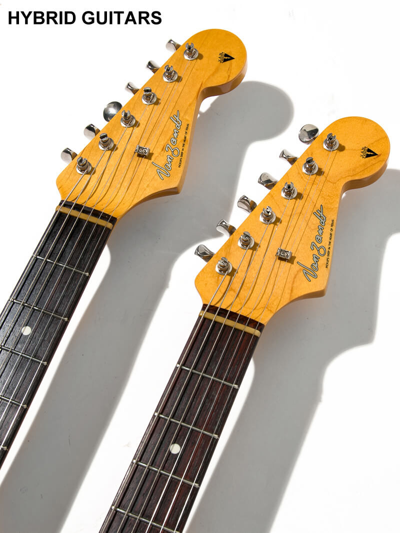 Vanzandt Double Neck Stratocaster 3-Tone Burst 5
