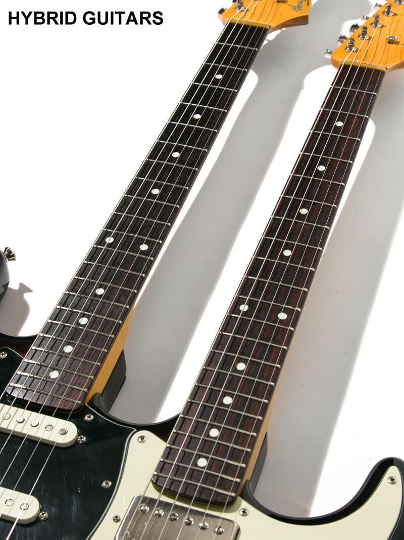 Vanzandt Double Neck Stratocaster 3-Tone Burst 7