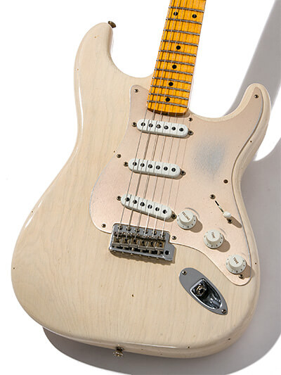 Fender Custom Shop 2019 Event Limited Edition 1955 Dual-Mag Stratocaster Heavy & Journeyman Relic Aged White Blonde