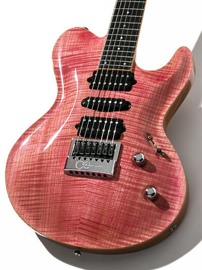 Combat Custom Order 7strings Flame Maple Faded Trans Pink