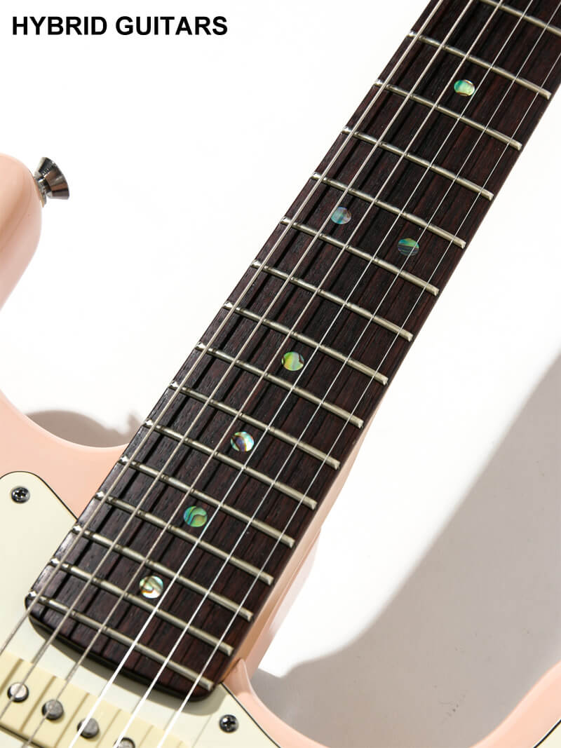 Fender FSR American Deluxe Stratocaster Shell Pink 13