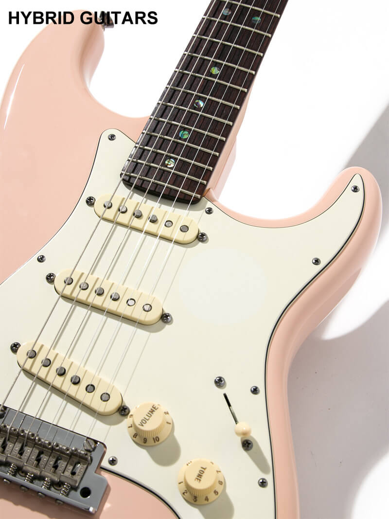 Fender FSR American Deluxe Stratocaster Shell Pink 9