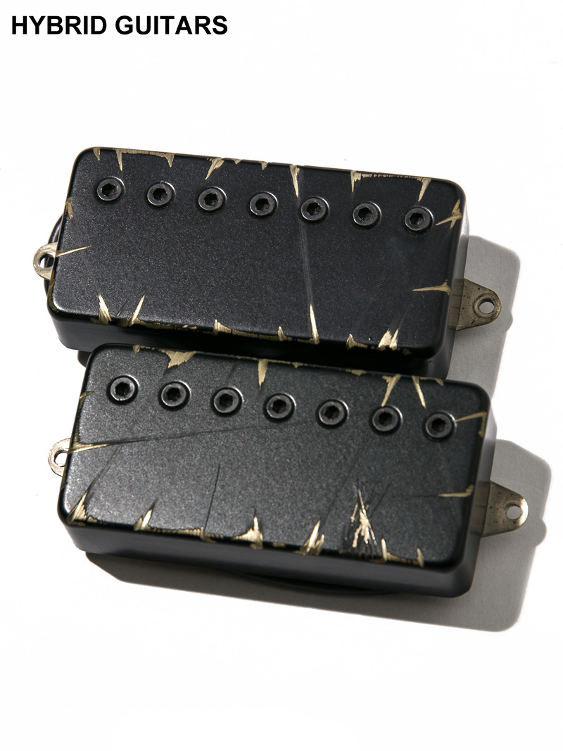 Bare Knuckle Pickups Nailbomb 7st Black Battleworn Set 1