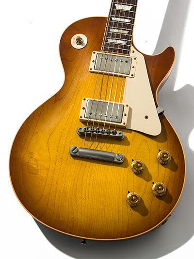 Gibson Custom Shop Historic Collection 1958 Les Paul Standard Reissue Plane Top Iced Tea Burst