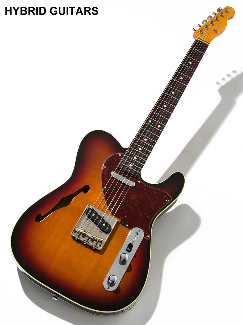 Carruthers Guitars Thinline Spruce Top Sunburst 1