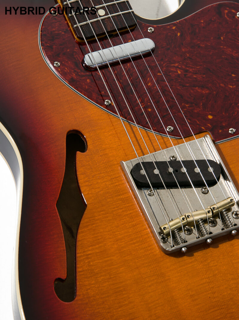 Carruthers Guitars Thinline Spruce Top Sunburst 11