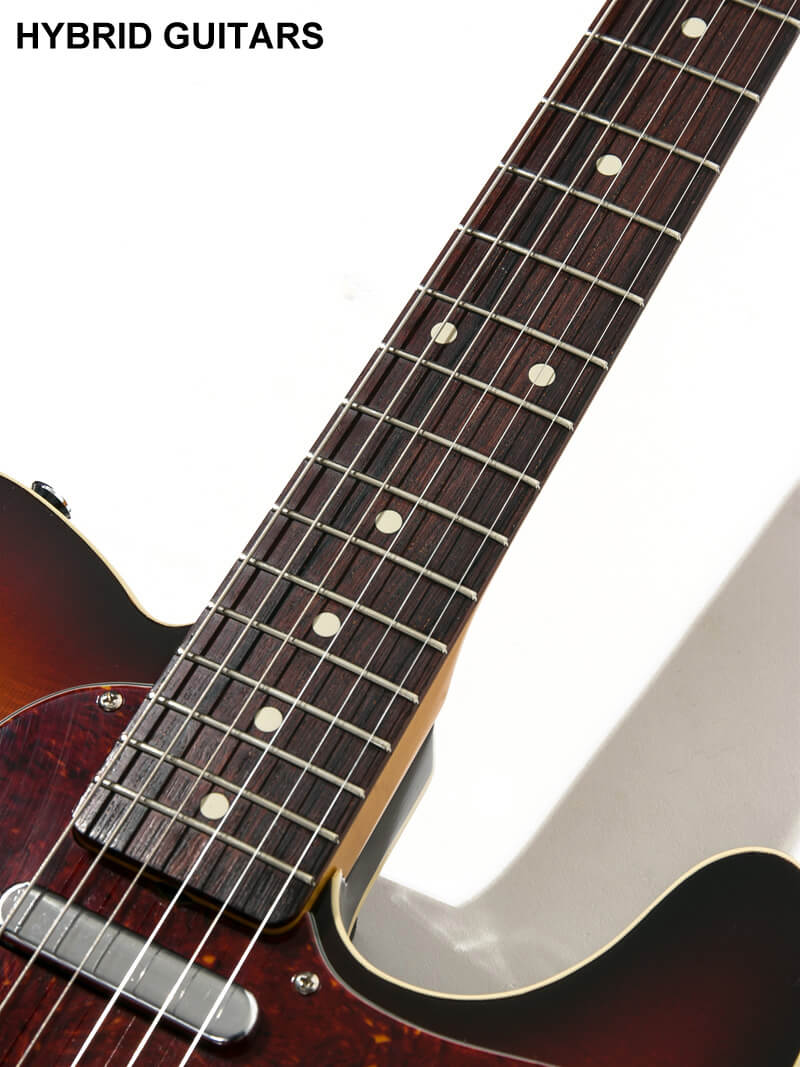 Carruthers Guitars Thinline Spruce Top Sunburst 13