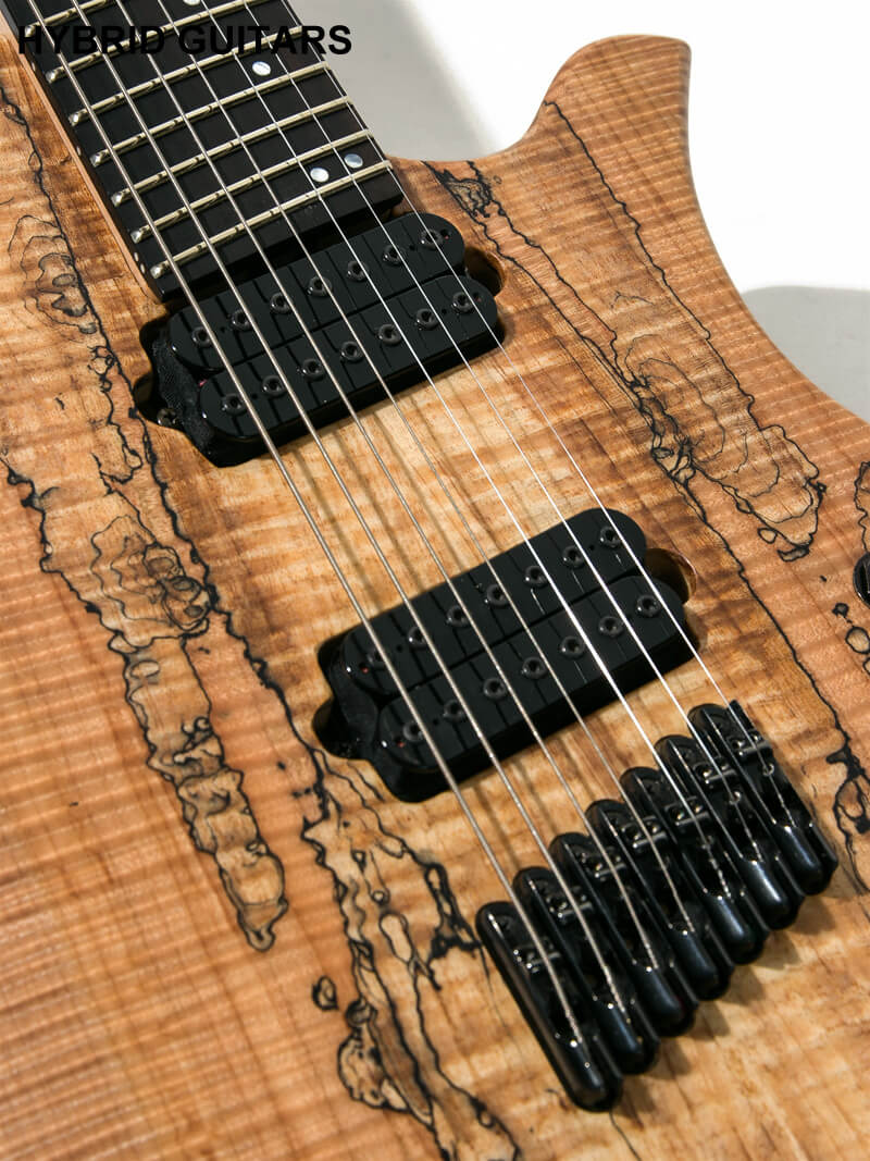 Overload Custom Guitars Rea7 Spalted Maple Natural 11