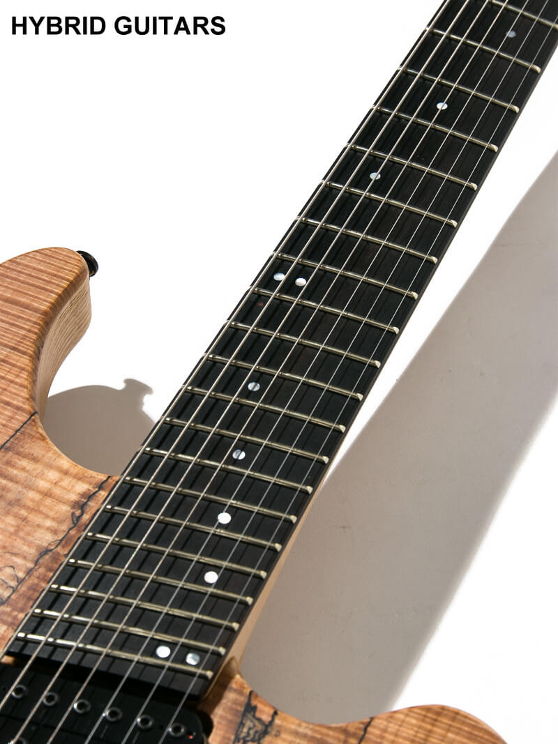 Overload Custom Guitars Rea7 Spalted Maple Natural 15