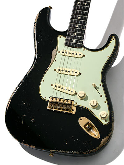 Fender Custom Shop MBS 1963 Stratocaster with Josefina Campos P.U. Black Heavy Relic Master Built by Todd Krause 