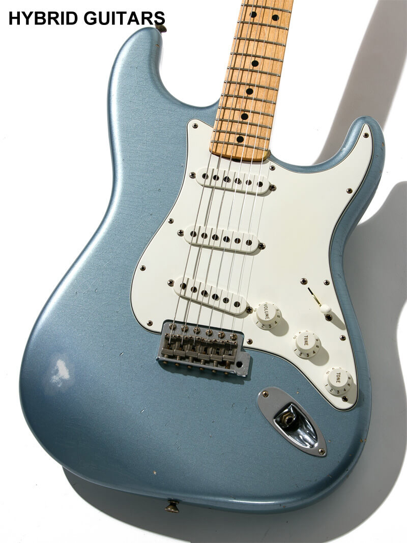 Fender Custom Shop MBS 1967 Stratocaster Josefina Campos PU Journeyman Relic Ice Blue Metallic Master Built by Greg Fessler 3