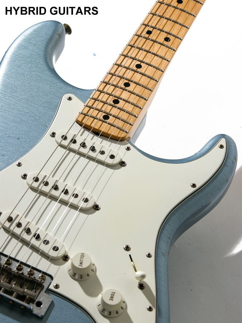 Fender Custom Shop MBS 1967 Stratocaster Josefina Campos PU Journeyman Relic Ice Blue Metallic Master Built by Greg Fessler 9