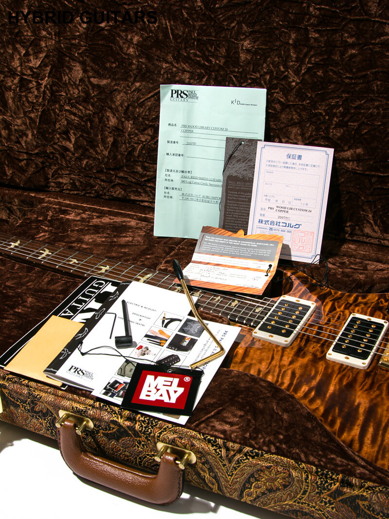 Paul Reed Smith(PRS) Wood Library Custum24 Brazilian Rosewood(BZF) Korina Neck 1P-Quilt Copper 14