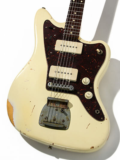 Nash Guitars Jazzmaster JM63 Matching Head Olympic White