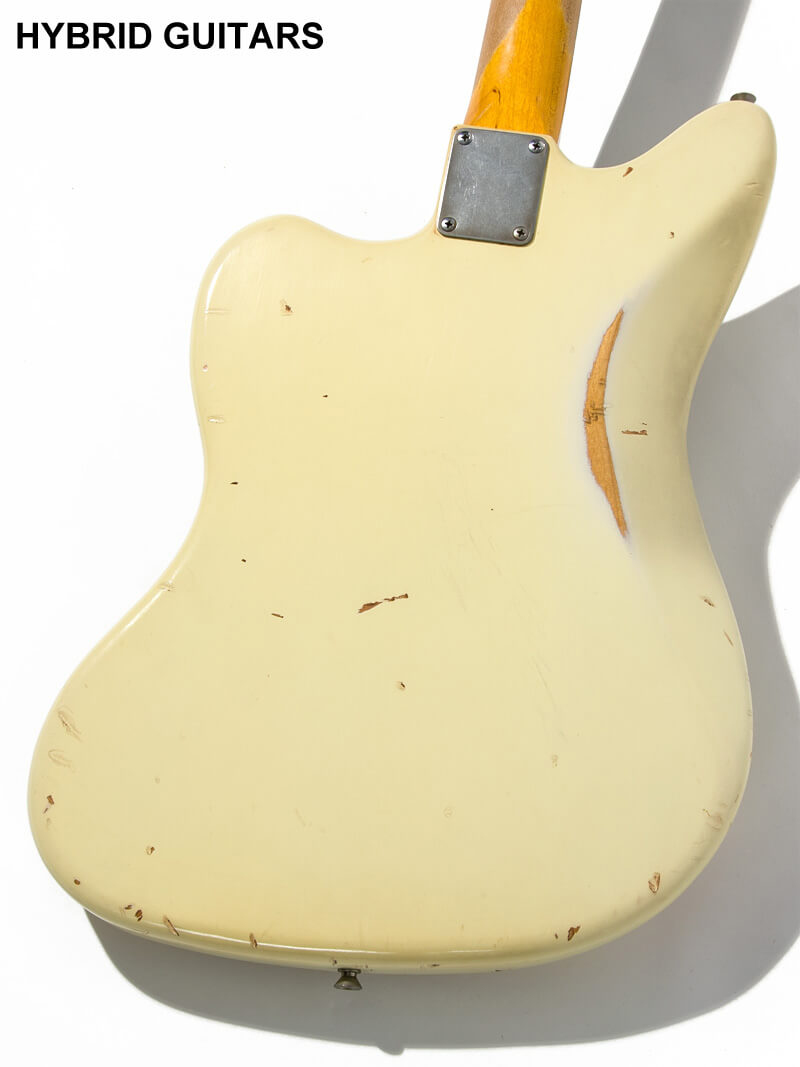 Nash Guitars Jazzmaster JM63 Matching Head Olympic White 4