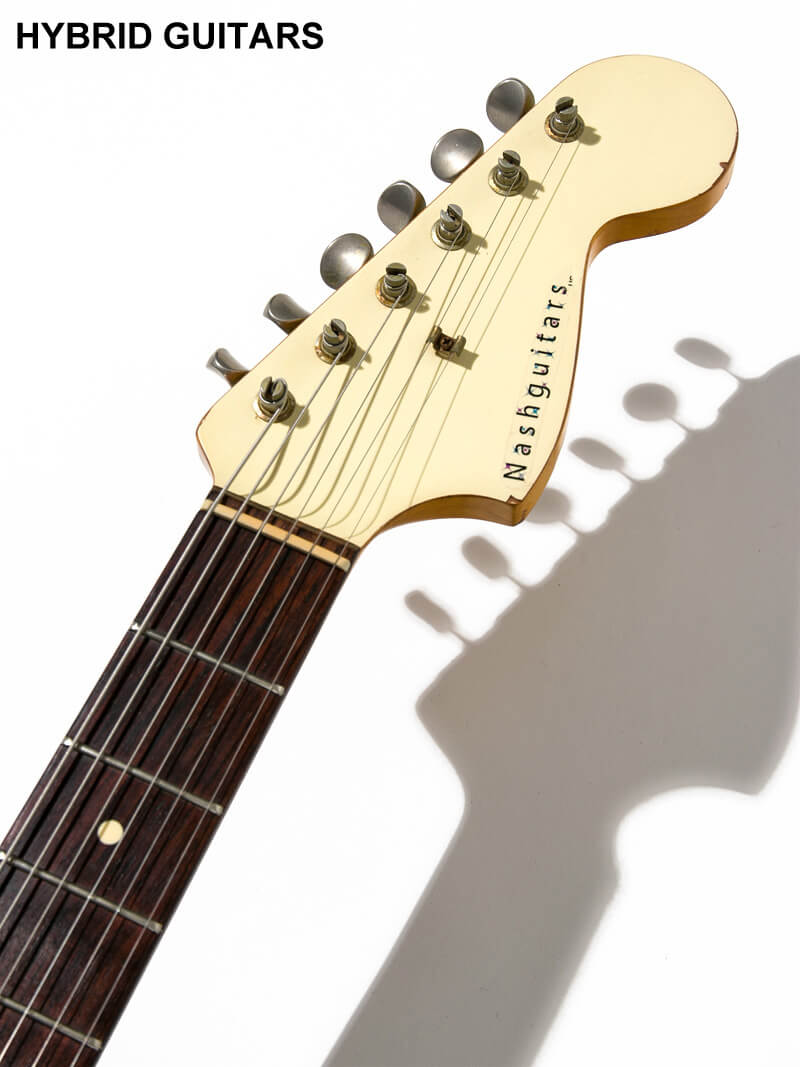 Nash Guitars Jazzmaster JM63 Matching Head Olympic White 5