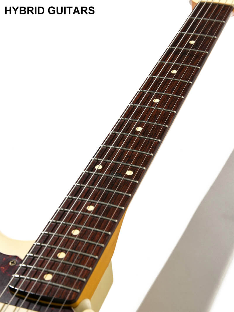 Nash Guitars Jazzmaster JM63 Matching Head Olympic White 7