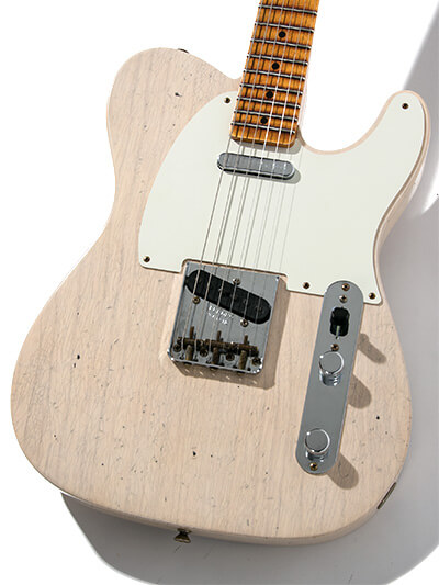 Fender Custom Shop 2022 Collection 1958 Telecaster Journeyman Relic Heavy Checking Aged White Blonde