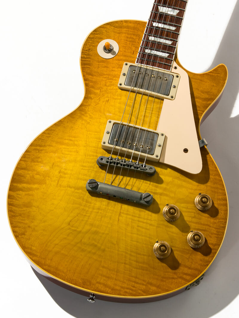 g7 Special 59 Les Paul Standard Type Jacaranda Lemon Burst with Bare Knuckle PG-Blues ボディー正面