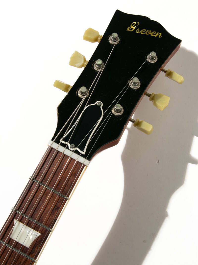 g7 Special 59 Les Paul Standard Type Jacaranda Lemon Burst with Bare Knuckle PG-Blues ヘッド正面