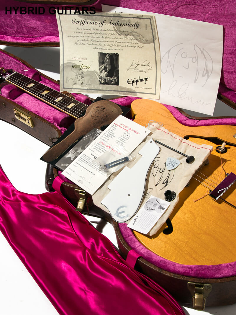 Epiphone Limited Edition John Lennon 1965 Revolution Casino Natural 14