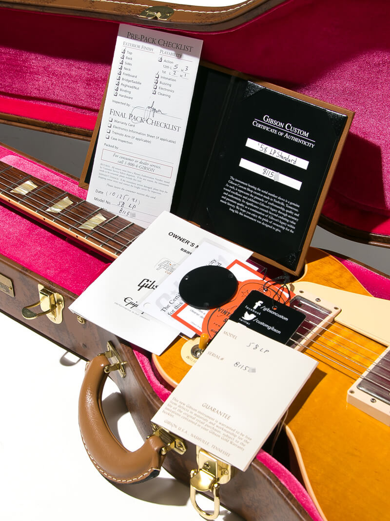 Gibson Custom Shop Historic Collection 1958 Les Paul Standard VOS Honey Burst 写真16