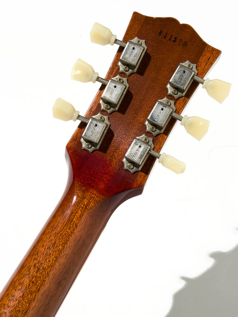 Gibson Custom Shop Historic Collection 1958 Les Paul Standard VOS Honey Burst ヘッド裏面