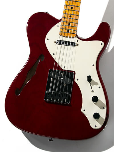 Journeyman Guitar Custom Order Telecaster Thinline Trans Red