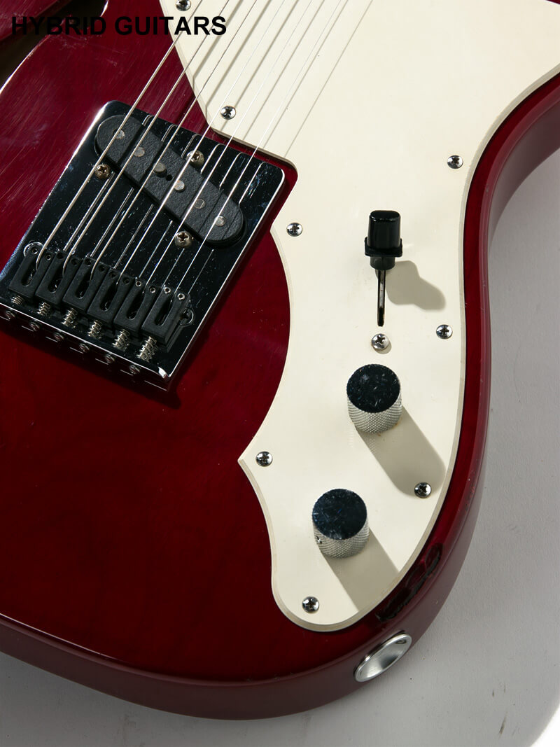 Journeyman Guitar Custom Order Telecaster Thinline Trans Red 10