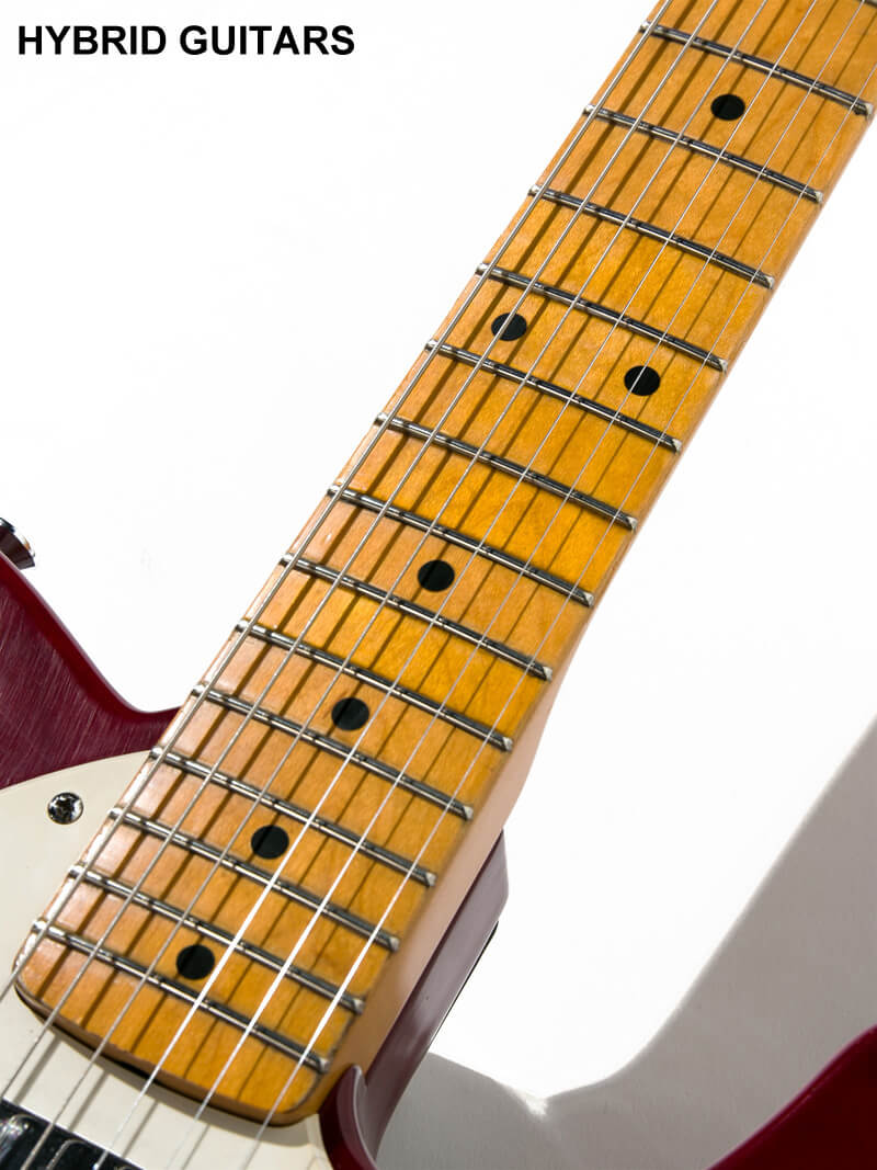 Journeyman Guitar Custom Order Telecaster Thinline Trans Red 13