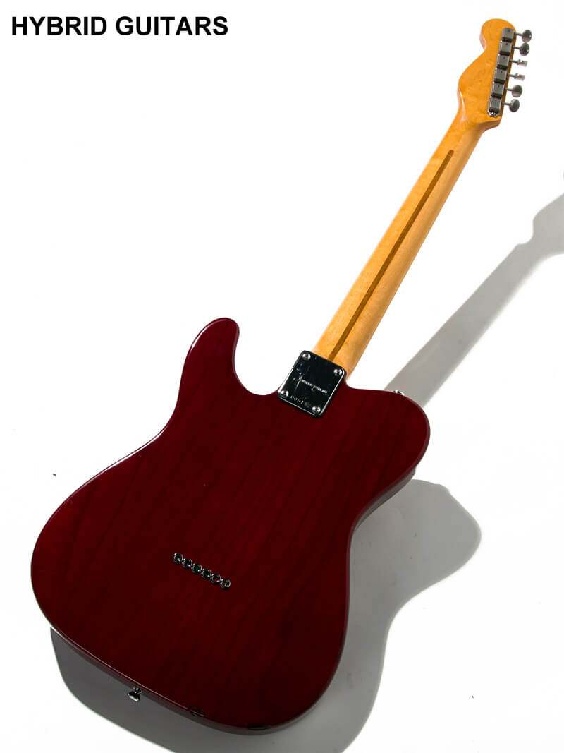 Journeyman Guitar Custom Order Telecaster Thinline Trans Red 2