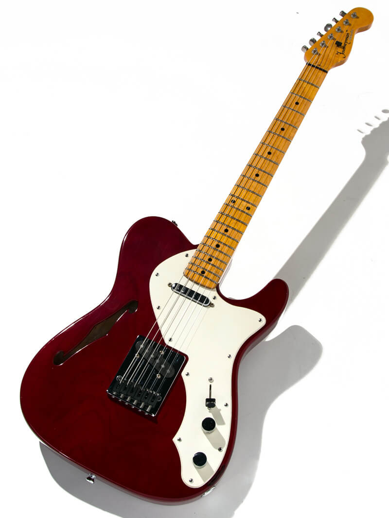 Journeyman Guitar Custom Order Telecaster Thinline Trans Red 1